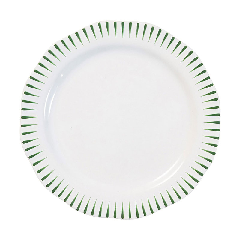 Sitio Stripe 4 Pieces Place Setting - Basil