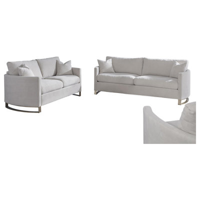 Deelynn 3-piece Upholstered Arched Arm Sofa Set