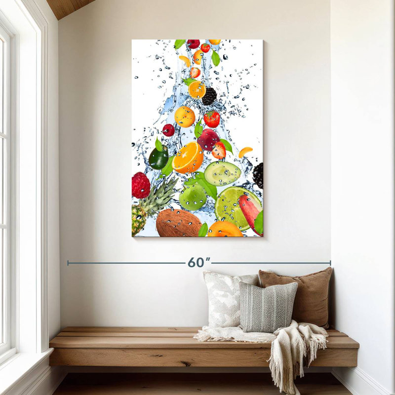 Yarlin Fruit Water Splash, 45" H x 30" W