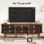 Meuble télé 69 po avec prises de courant Mid-Century Modern-2071853303-2071853288