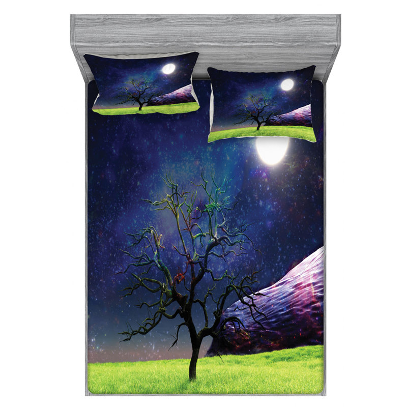 Microfiber Sheet Set, Full Sheet Set with Fitted Sheet