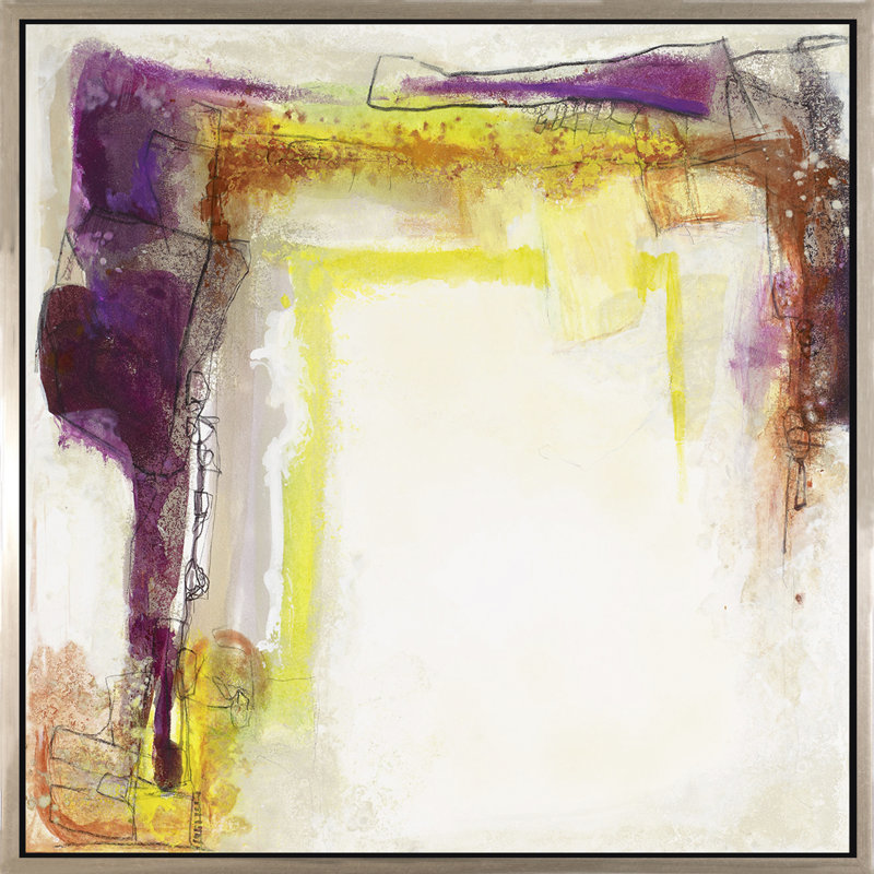 Approche - Peinture sur toile à cadre flottant