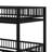 Full XL Over Queen Floor Bunk Bed Frame With Ladder-1852874859-1852874860