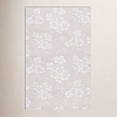 Hand-Tufted Wool Floral Rug