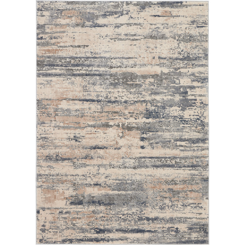 Comer Abstract Indoor Rug, Runner 2'2" x 12'