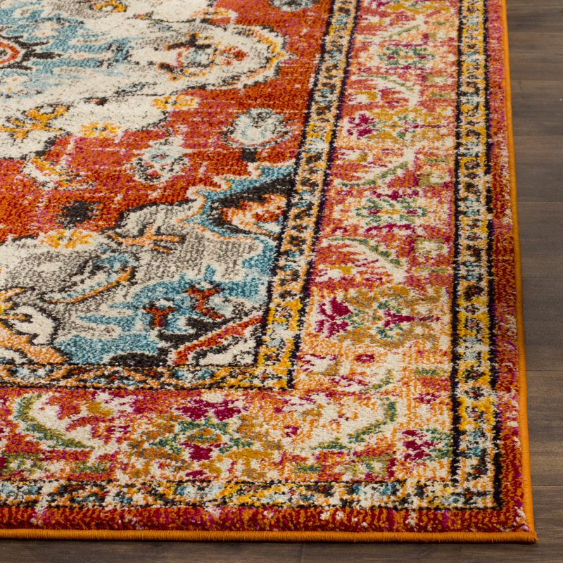 Tekamah Oriental Area Rug, Rectangle 122 x 170 cm