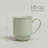 over&back Rimmed 16oz Semi-Matte White Hand-Finished Stoneware Mugs, Set of 4-99312930