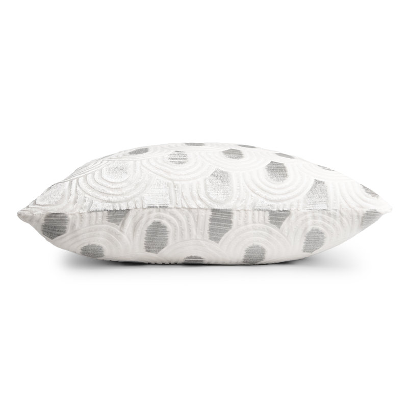 Endless Velvet Pillow Cover & Insert, Square 20", White