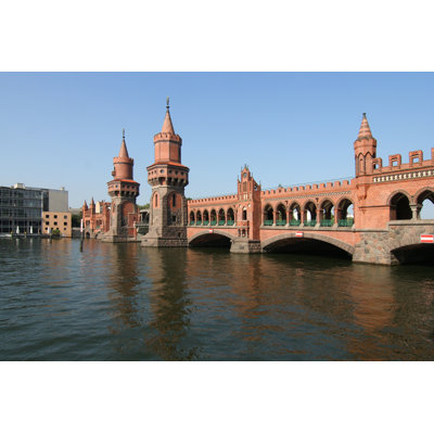Oberbaumbrucke Bridge by Thehague - Wrapped Canvas Print