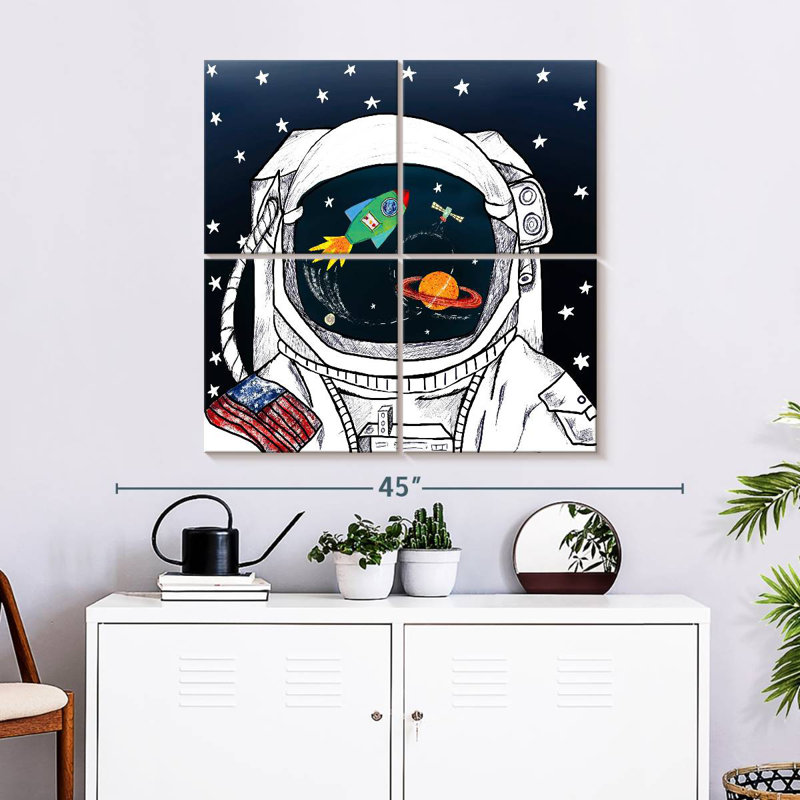 Oberle Looking At The Galaxy I, 32" H x 32" W