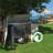 6 ft. W X 3 ft. D Galvanized Steel Horizontal Garage Shed