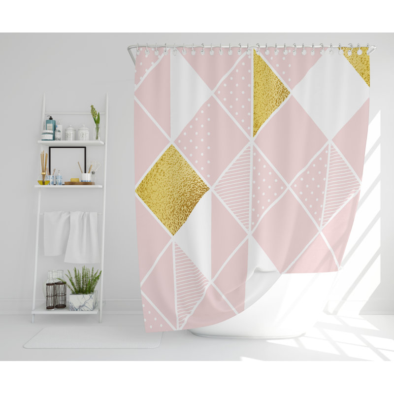 Menachem Polyester Shower Curtain Set, 168cm H x 168cm W