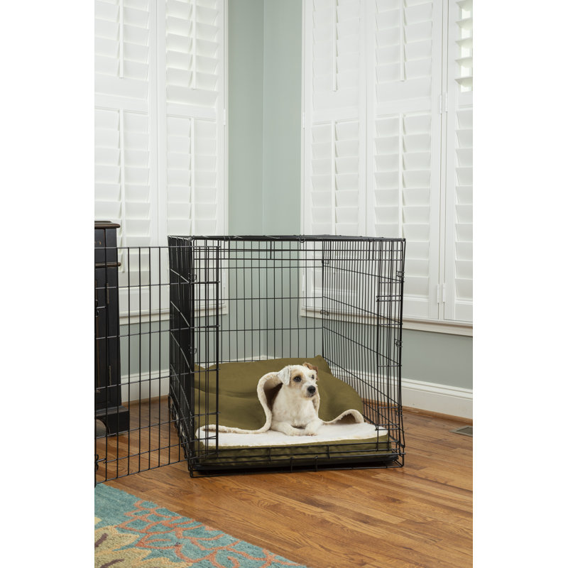 Lit de grotte 100% lavable, H 3 po x l 15 po x P 23 po, Olive