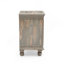Table de chevet en bois gris antique