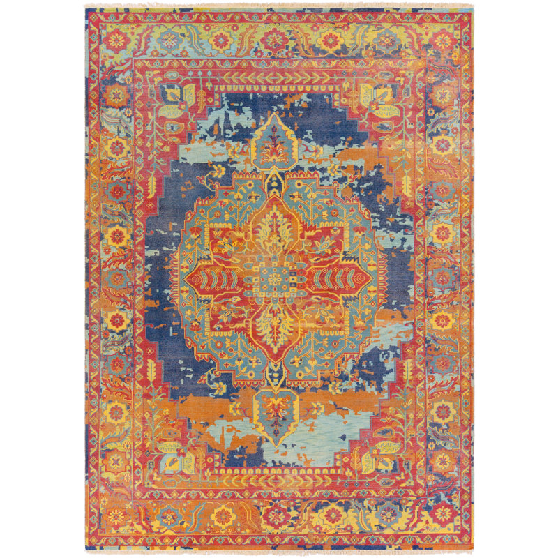 Bally Wool Striped Indoor Rug, Rectangle 8' x 11'