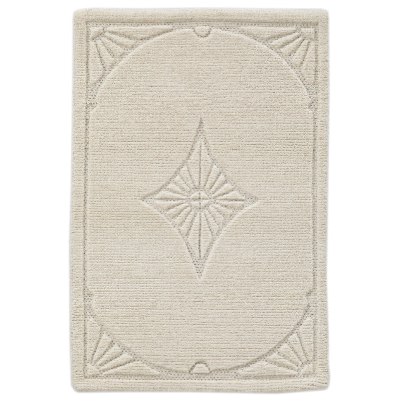 Tapis de salon tissé à la main, Rectangulaire 2 pi x 3 pi