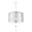 Luminaire suspendu cylindrique à 1 lumière