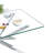 39.37-Inch Rectangular Clear Tempered Glass Coffee Table