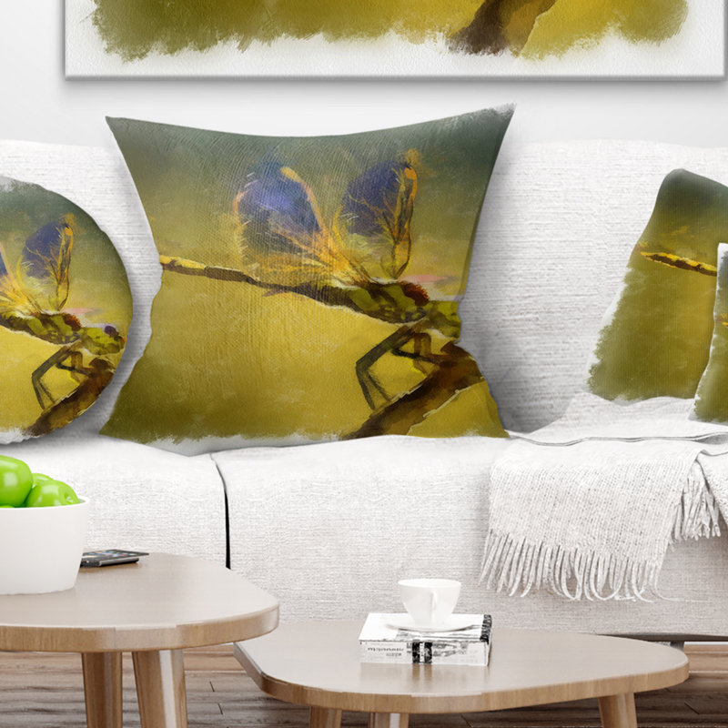 Coussin Dragon, 18 po x 18 po, Carré