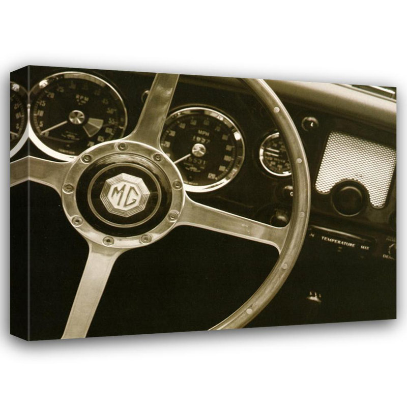 Steering Wheel, 18" H x 24" W