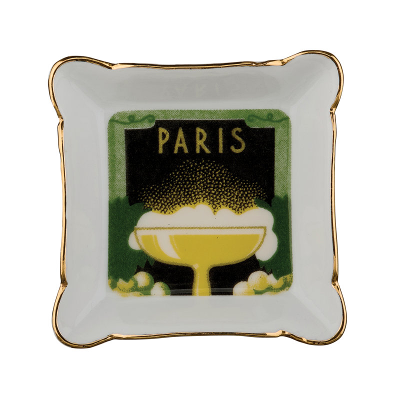 Grand Tour Paris Trinket Tray Champagne