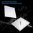 High Flow Stainless Steel Square Rainfall Shower-115211749