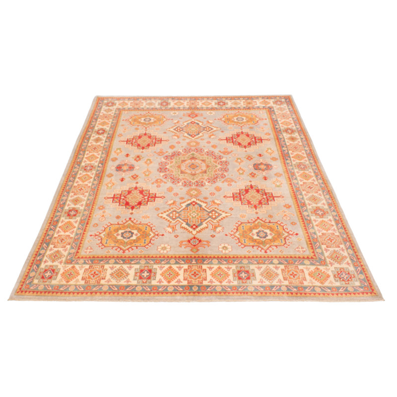 One-of-a-Kind 8' X 10' New Age Wool Area Rug in Light Gray