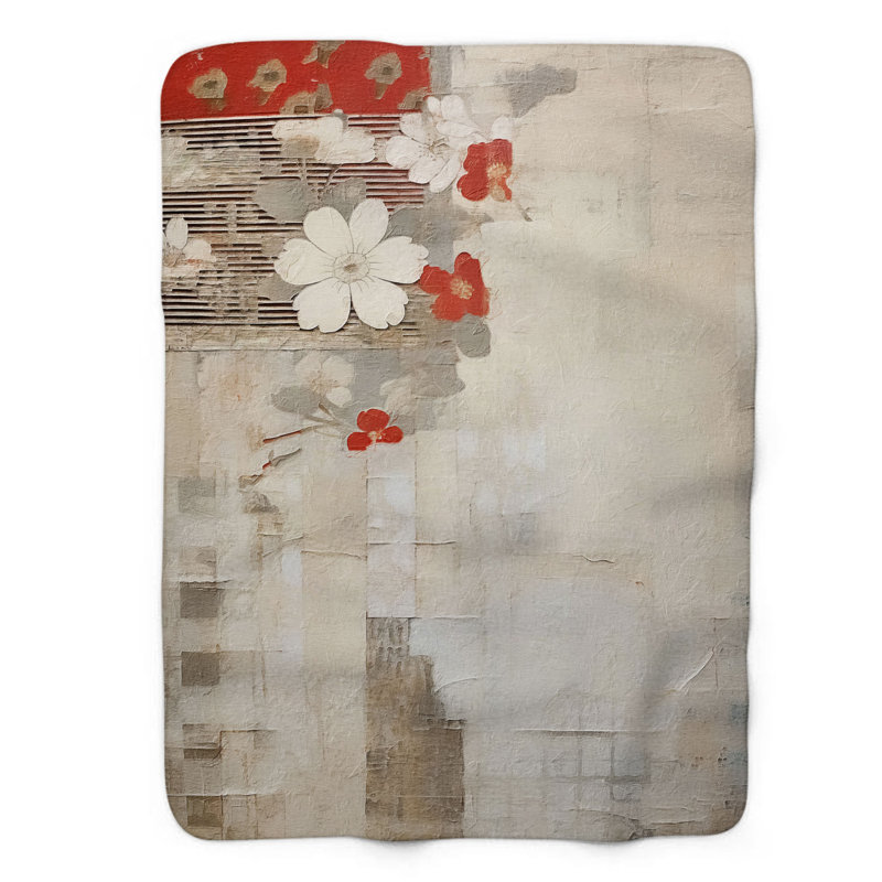 Beauté japonaise Serene - couverture de qualité supérieure 1 pièce, L 60 po x L 80 po