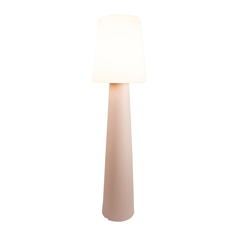 Ariela 160cm Solar Powered Outdoor Floor Lamp, Pink