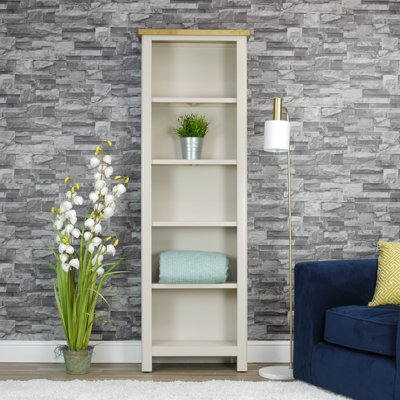 Dugan 180 cm H x 60 cm W Solid Wood Standard Bookcase