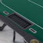 Table de poker INO Design 95 "pour jeux de casino avec base de piédestal en acier inoxydable-107678812
