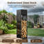 Support de rangement en bois de chauffage en acier robuste avec boîte à fleurs Tree of Life-891841350