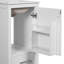Meuble-lavabo moderne de 18 pouces avec lavabo en céramique, tiroirs à fermeture en douceur et organisateur de porte, tiroir de séparation et patins réglables en plastique - solution de rangement compacte pour les espaces étroits-1944044307