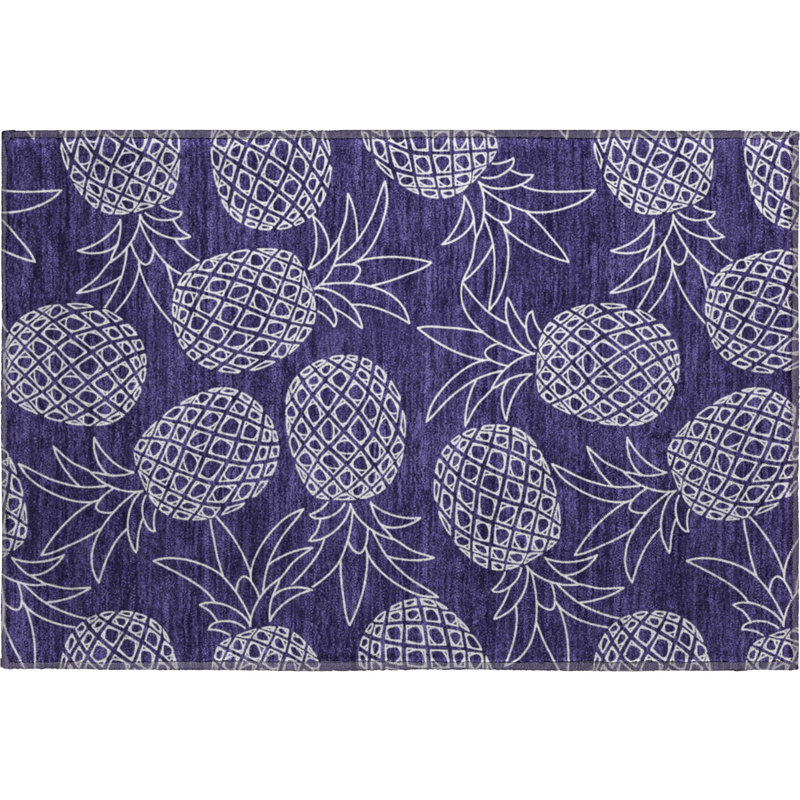 Premium Machine Washable Chiekezi AMF161 Blue Rug, Rectangle 1'8" x 2'6"