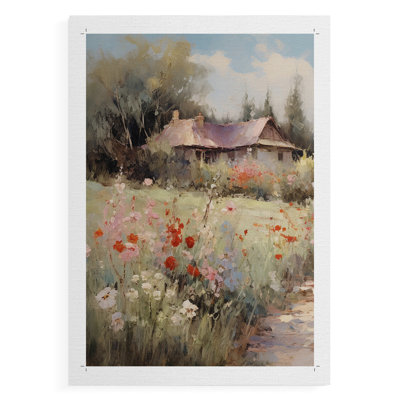 Vintage Landscape XCIX -Canvas Print Only - NOT FRAMED