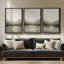 Art mural encadré, impressions sur toile rétro abstraites-814542349-814542348