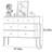 Light luxury solid wood simple storage cabinet