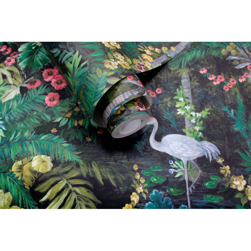 Rouleau de papier peint L 33 pi x l 20,8 po Atglen, Noir