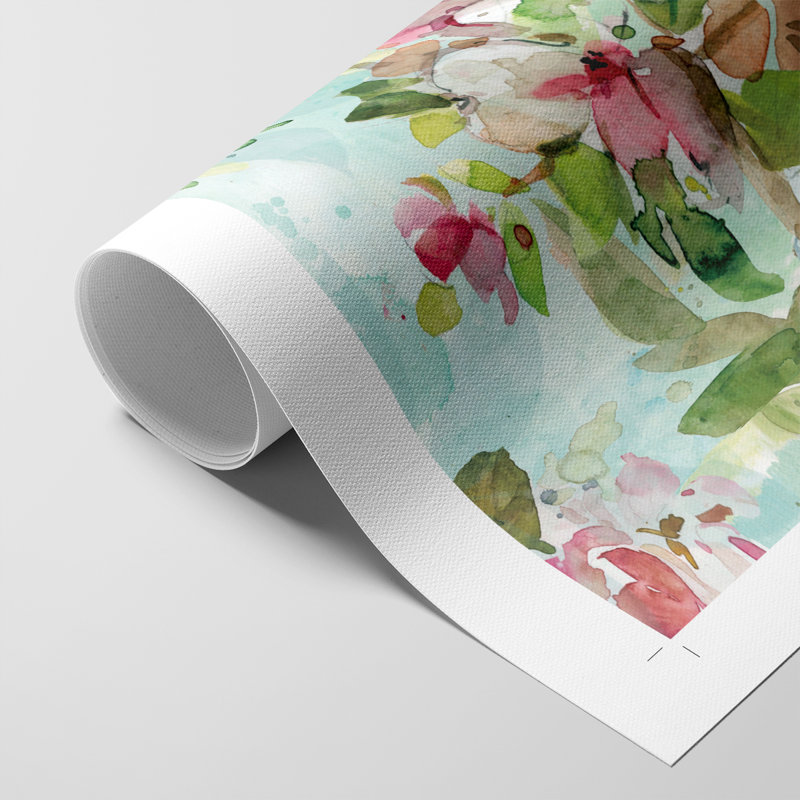 Fleurs de printemps I - impression sur toile seulement - non encadrée, H 48 po x l 32 po