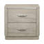 Bryce 2 tiroirs gris 23,5 po W Table de chevet