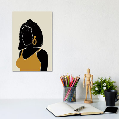 «Black Hair Xi» par Domonique Brown, impression sur toile tendue