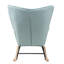 Chaise berçante en tissu Takeoka