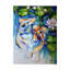 Duniya «Koi Koi and Lily», reproduction de peinture acrylique sur toile tendue-29765905