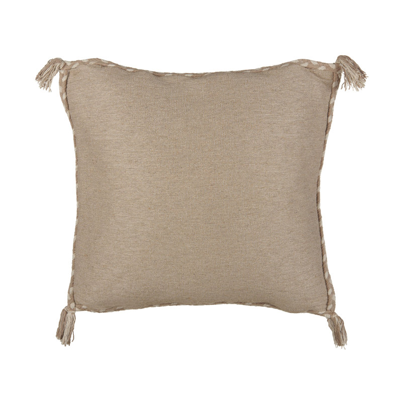 ERIGERON Beige Square Cushion