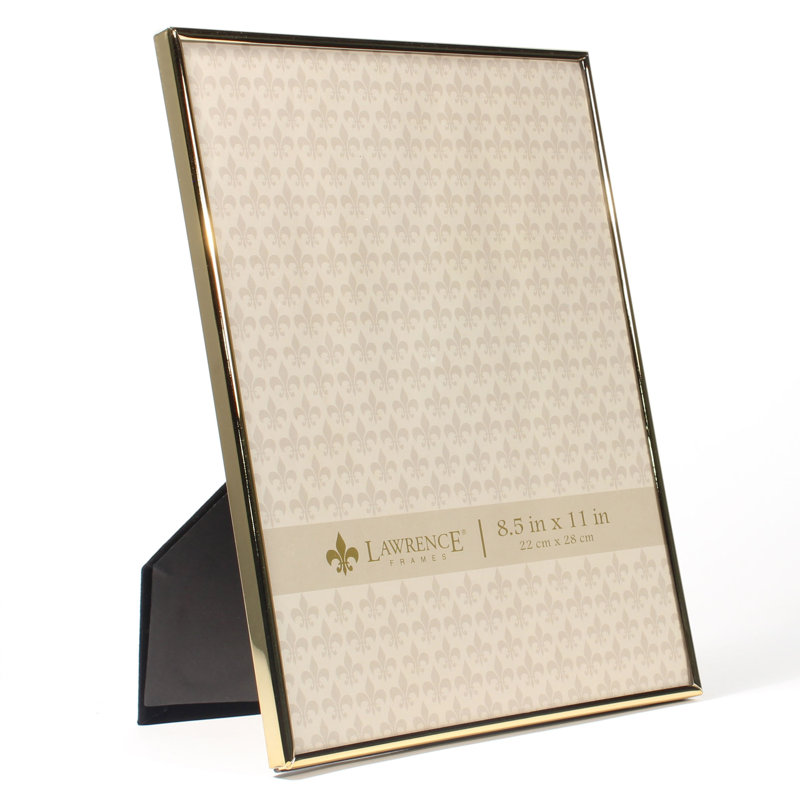 Kjetil Gold Metal Gilded Picture Frame, 8.5" x 11"