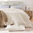 Fluffy Comforter Set 3 Pieces- All Seasons Heavy Faux Fur Comforter With Two Pillowcases-116802368-116802369