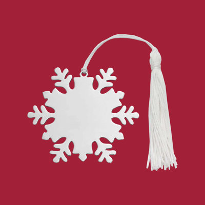 4'' Metal Holiday Shaped Ornament