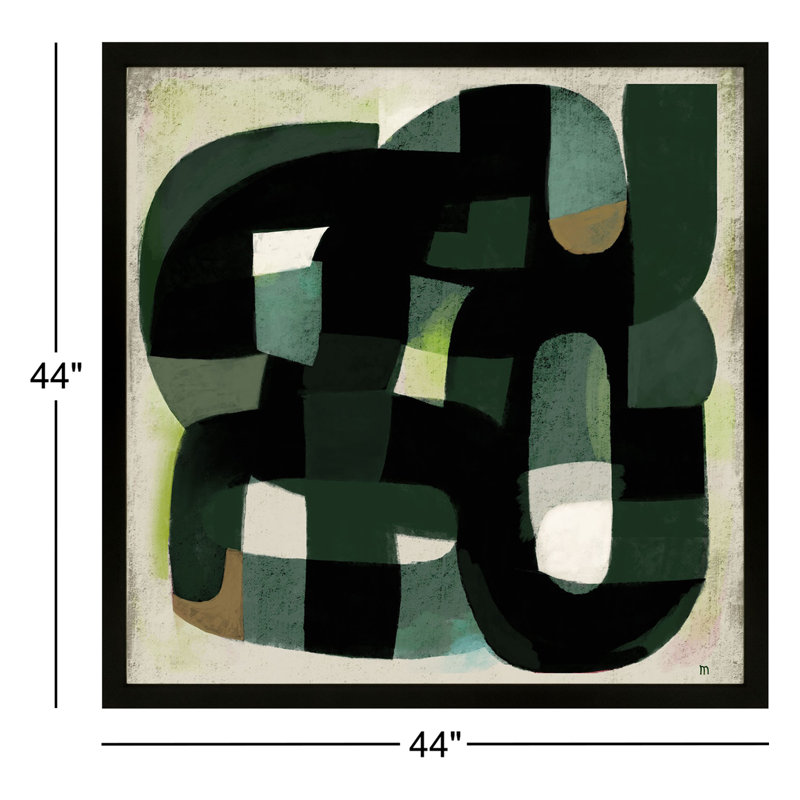 Into The Wild Print by StudioM, Black, 44" H x 44" W x 1.25" D