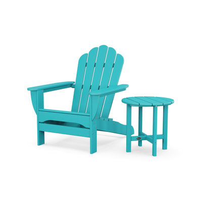 Chaise Adirondack surdimensionnée avec table d'appoint Monterey Bay