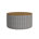 Gray Polyester/Brown